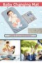 Baby Care Cover, Baby Changing Mat, Diaper Changing Mat, with Mesh Bag Compartment, Liquid-Proof