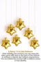 13 cm Gold Star Foil Balloon Set 6 Pieces 5″ Small Star Birthday Party Ramadan Special Day Decorations - 6