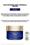 Age Reverse Anti-Wrinkle Cream 50 ml - 10% Retinol, Caffeine, Plumpness, Firmness - 7