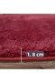 Large Size Non-Slip Absorbent Soft Machine Washable Double Modern Bathroom Mat Set Mürdüm - 2