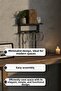 Decorative Metal Jewelry Organizer Wall Shelf Makeup and Accessories Organizer - 2