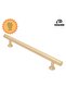 Best handle luxury country kitchen furniture cabinet drawer pull matte gold 160mm - 2