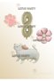Cat Foil Balloon - Cream Number Balloon - Pink Daisy Balloon Paw Foil Balloon Retro Cat Balloon 8 Years Old
