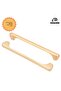 Marsel handle luxury country kitchen furniture cabinet drawer pull matte gold 160 mm - 2