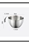 Inox Steel Professional Measured Mixing Bowl Set -400-600 ml Sauce & Prep Chef Series - 6