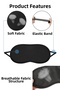Sleep Mask Lightproof Soft Sleep Headband Eye Mask Home Travel Meditation Yoga Eye Patch - 5