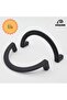 Moon C Black 96 mm Handle, Luxury Country Kitchen Furniture Cabinet Drawer Handle - 7