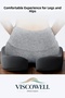 Visco Coccyx Sitting Cushion Orthopedic Tailbone Coccyx Visco Cushion for Home Car Office - 6