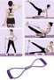Pilates Exercise Resistance Rubber Gymnastics Sports Rubber Yoga Fitness Training Band