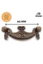 Salkım Handle Luxury Country Kitchen Furniture Cabinet Drawer Handle Antique Yellow 64 mm - 6