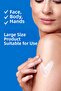 Moisturizing Face and Body Cream with Ceramide & Hyaluronic Acid for Dry Skin 454g - 8