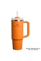 Quencher H2.O Flowstate ™   Tumbler Thermos with Straw 0.8L Flask with Straw Orange - 4