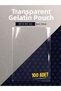 Tapeless Transparent Bag (20X30Cm) 100 Pieces Shiny Gelatin Package Gift Bag -T1557
