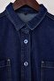 Koyu Mavi Belden Bağlamalı Tencel Karışımlı Denim Gömlek TWOSS26GO00006 - 6