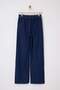 Koyu Mavi DÖKÜMLÜ Beli Lastikli Yüksek Bel Wide Leg Jeans TWOSS26JE00040 - 6