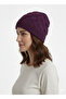Double Layer Thick Knit Beanie - Soft Textured Winter Knit Beanie - 2
