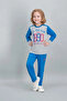 Boy's Gray Melange Pajama Set