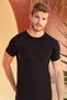 1024 Men's Lycra Single Jersey Short Sleeve Crew Neck Tank Top