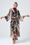 Amazon Belted Caftan - Kimono - Pareo - Hijab Pareo Crepe Fabric - Over - 6