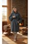 Wellsoft Hooded Wearable Tv Blanket Unisex Oversized Anthracite Gray (1 Piece) - 8