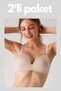 2-PACK ADVANTAGE PACK 6110 VENETIC BALANCE-FREE UNSUPPORTED MICRO COMFORT BRA - 2