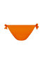 Women's Orange Thick String Bikini Bottom - 4