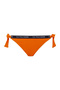 Women's Orange Thick String Bikini Bottom - 3