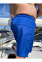 Men's Plus Size Cobalt Blue Quick Dry Fabric Single Back Pocket Standard Size Swimsuit Sea Shorts - 6