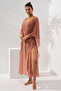 V-Neck Dress Pareo Bronze 231803 - 3