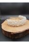 Stylish and Elegant Wedding and Engagement Bridal Crown and Hair Accessory with Handmade Crystal Stones - 5