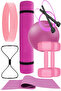 Ideal Pilates Set for Full-Body Fitness - Includes Mat, Dumbbell and More!