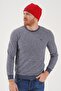 Men's Red Slogan Warm Outfits Fleece Beanie - 6