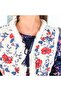 Sleeveless off-white floral jacket - 3