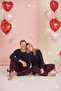 Special Valentine's Day Concept for February 14 Women Men 2-Piece Pajama Set - 5