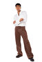 Relaxed White Rayon-Linen Shirt - 7
