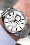 Men's Wristwatch 3 Atm Water Resistant Silver Color Steel Band Tje2046C1 - 2
