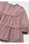 Girl's Patterned Tulle Dress Pink - 4