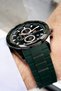 Silicone Cord Original Men's Wristwatch 5 Atm Waterproof Green Color Bme2008C4 - 3