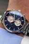 Men's Wristwatch 3 Atm Water Resistant Silver Color Steel Band Elg303 - 3