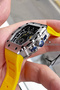 Function Men's Wristwatch 3 Atm Water Resistant Yellow Color Silicone Cord Fre2040C4 - 3