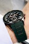 Silicone Cord Men's Wristwatch 5 Atm Water Resistant Green Color Bmer2003C4 - 3