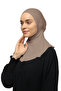 Women's Hijab Practical Neck Collar Hijab - Sportsman Bonnet - Soil - 2
