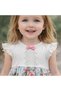 Girls' Floral Lace Rose Printed Sleeveless Cotton Dress - 6
