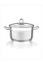 Arbel Steel Pot 22X12 cm with Glass Lid - 2