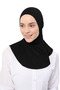 Women's Hijab Practical Neck Collar Hijab - Sportsman Bonnet - Black - 5