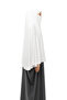 Ready Practical Scarf with Turban Veil Hijab with Hijab - Prayer Cover Souffle (5XL) - White - 5