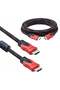 كابل PM-3202 بطول 5 أمتار عالي السرعة 1.4 فولت HDMI 1080P-4K-3D غلاف خارجي مضفر متين - 4