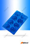 8 Pieces Crystal Heart Shaped Silicone Cake Pastry Ice Mold Chocolate Soap Origami Heart - 4