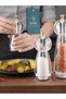 Luxury |   Purex |   Acrylic Salt and Pepper Grinder Spice Grinder Transparent with Luxury Gold Detail - 5