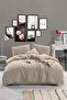 Double Duvet Cover Set with Elastic Fitted Sheet, Cotton - 2